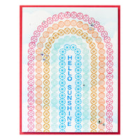 Arched Messages Registration Press Plates & Die Set from the Cheers to You Collection