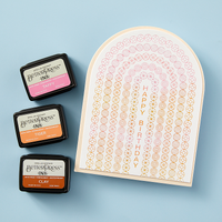 Arched Messages Registration Press Plates & Die Set from the Cheers to You Collection