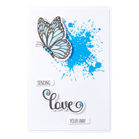 Butterfly Silhouettes Registration Press Plate & Die Set