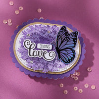 Butterfly Silhouettes Registration Press Plate & Die Set