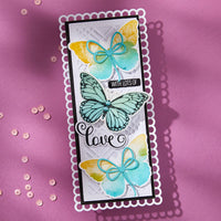 Butterfly Silhouettes Registration Press Plate & Die Set