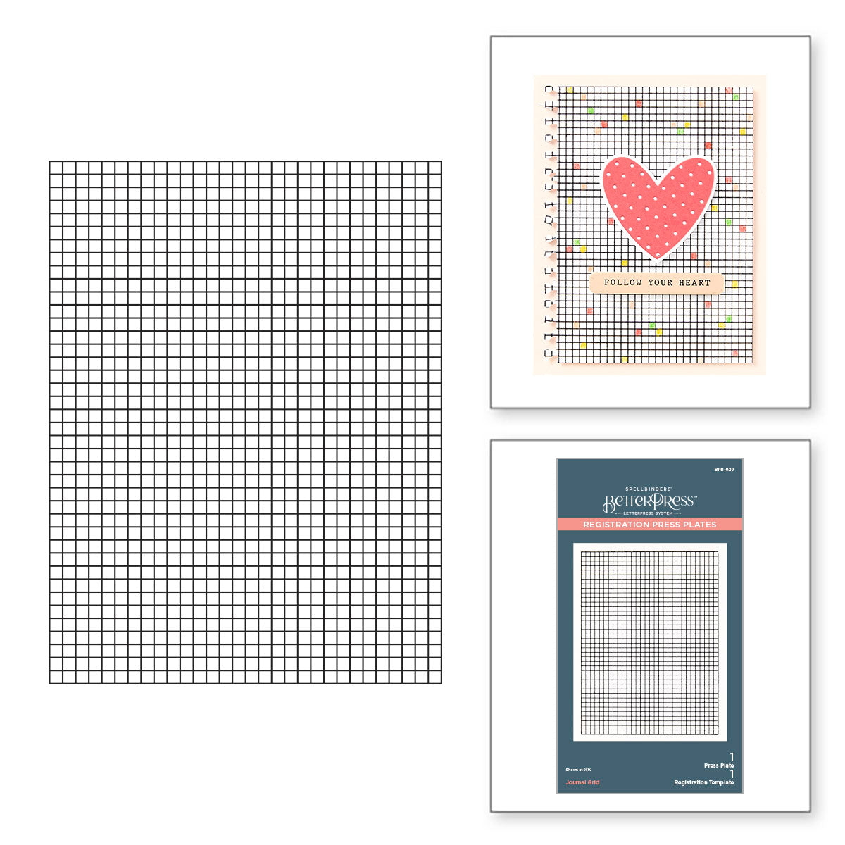 Journal Grid Registration Press Plates| Stamplistic