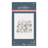 Happiest Holidays Registration Press Plate Set