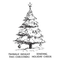 Twinkle Bright Tree Registration Press Plates