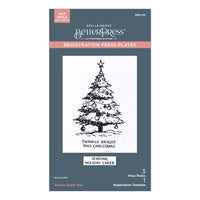 Twinkle Bright Tree Registration Press Plates