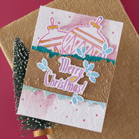 Starry Merry Christmas Registration Press Plate & Die Set