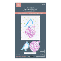 Merry, Merry, Merry Bird Registration Press Plate & Die Set