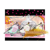 Merry, Merry, Merry Bird Registration Press Plate & Die Set