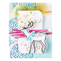 Cheer and Good Tidings Deer Registration Press Plate & Die Set