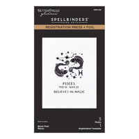 Block Print Pisces Registration Press + Foil Plate