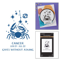 Block Print Cancer Registration Press + Foil Plate