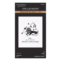 Block Print Leo Registration Press + Foil Plate