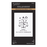 Block Print Libra Registration Press + Foil Plate