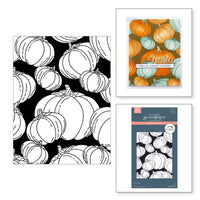 Raining Pumpkins Press Plate & Stencil Set - BetterPress Society September 2024