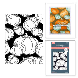Raining Pumpkins Press Plate & Stencil Set - BetterPress Society September 2024