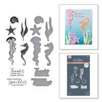 Sea Friends/Sea Bubble Border Press Plate & Die Sets- BetterPress Society June 2025