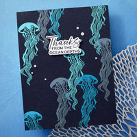 Sea Friends/Sea Bubble Border Press Plate & Die Sets- BetterPress Society June 2025