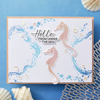 Sea Friends/Sea Bubble Border Press Plate & Die Sets- BetterPress Society June 2025