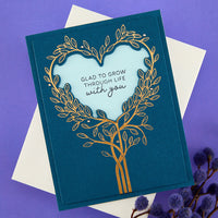 Flourish & Vine Press Plate & Die Set + Free Gift Stencil - BetterPress Society December 2025