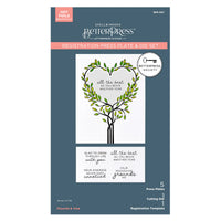 Flourish & Vine Press Plate & Die Set + Free Gift Stencil - BetterPress Society December 2025