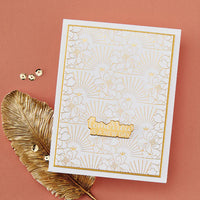 Radiant Blooms Press Plate & Die Set - BetterPress Society February 2026