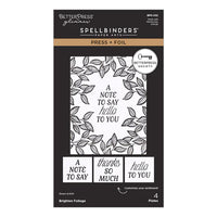 Brighten Foliage Press Plates + Free Gift Stencil - BetterPress Society May 2026