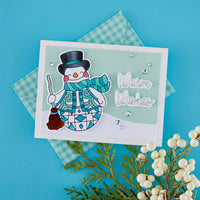 Snowman Wishes Press Plates + Free Gift Dies & Layered Stencil - BetterPress Society July 2026
