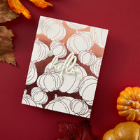 Raining Pumpkins Press Plate & Stencil Set - BetterPress Society September 2024