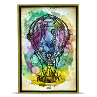 #1454 Sky Mechanisms - A6 Stamp Set