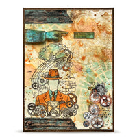 #1456 Faceless Time - A6 Stamp Set