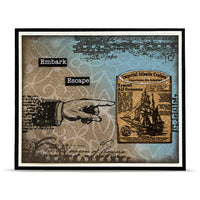 #1343 Global Gazette - A6 Stamp Set