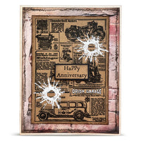 #1343 Global Gazette - A6 Stamp Set