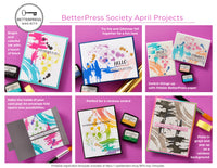 InkSpired Wishes Press Plates - BetterPress Society April 2025