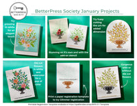 Uniquely You Press Plate & Die Set - BetterPress Society January 2025