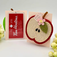Felt Cheeky Apple Etched Dies