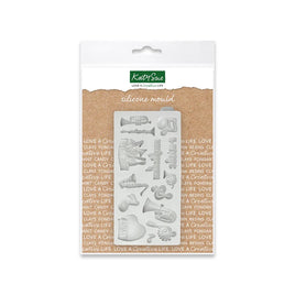 Miniature Music Set Silicone Mould