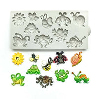 Miniature Summer Bugs Silicone Mould