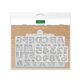 Starburst Alphabet and Numbers Silicone Mould Set of 2