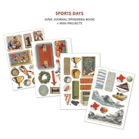 Sports Days Junk Journal & Ephemera Book A4 32/Pkg