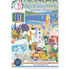 Riviera Dream Junk Journal & Ephemera Book A4 32/Pkg