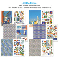 Riviera Dream Junk Journal & Ephemera Book A4 32/Pkg