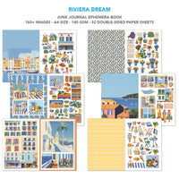 Riviera Dream Junk Journal & Ephemera Book A4 32/Pkg