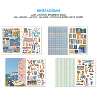 Riviera Dream Junk Journal & Ephemera Book A4 32/Pkg
