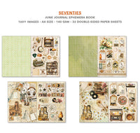 Seventies Junk Journal & Ephemera Book A4 32/Pkg