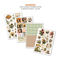 Seventies Junk Journal & Ephemera Book A4 32/Pkg