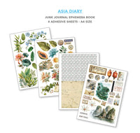 Asia Diary Junk Journal & Ephemera Book A4 32/Pkg