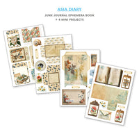Asia Diary Junk Journal & Ephemera Book A4 32/Pkg