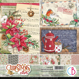 Christmas Vibes Pad 8"x8" 12/Pkg