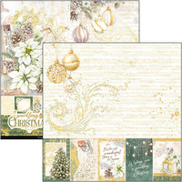 Sparkling Christmas Pad 8"x8" 12/Pkg