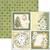 Sparkling Christmas Pad 8"x8" 12/Pkg